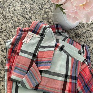 Long Flannel Victoria's Secret Pajama Set